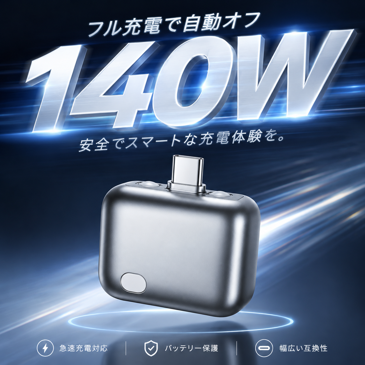 SafeCharge™ 過充電防止アダプター