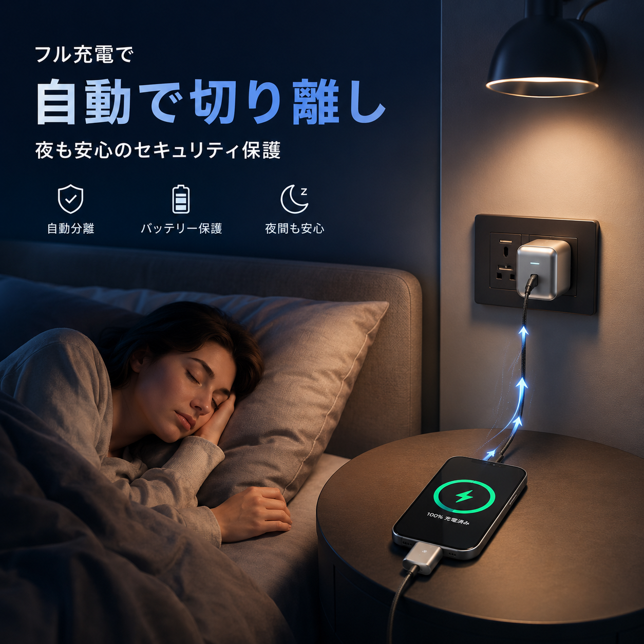 SafeCharge™ 過充電防止アダプター